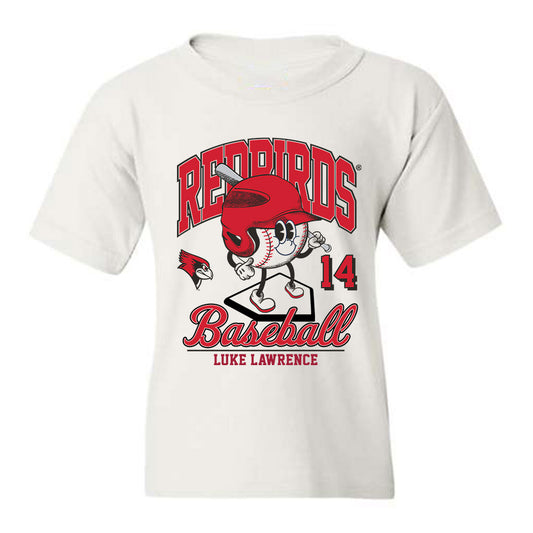 Illinois State - NCAA Baseball : Luke Lawrence - Fashion Shersey Youth T-Shirt