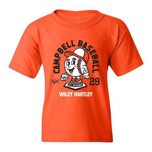 Campbell - NCAA Baseball : Wiley Hartley - Youth T-Shirt Fashion Shersey