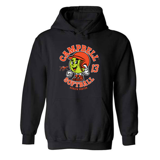 Campbell - NCAA Softball : Ashlyn Porter - Hooded Sweatshirt Fashion Shersey