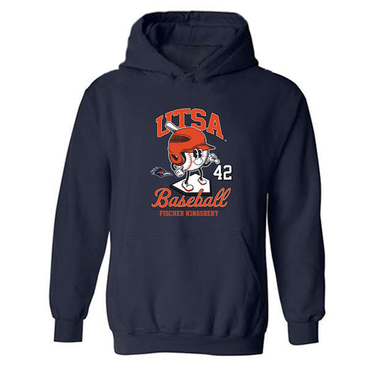 UTSA - NCAA Baseball : Fischer Kingsbery - Hooded Sweatshirt Fashion Shersey