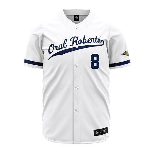 Oral Roberts - NCAA Baseball : Blaze Brothers White Jersey