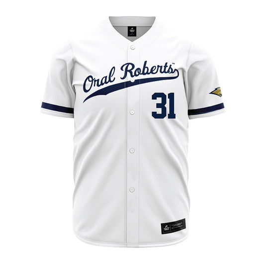 Oral Roberts - NCAA Baseball : Evan Kowalski - Baseball Jersey