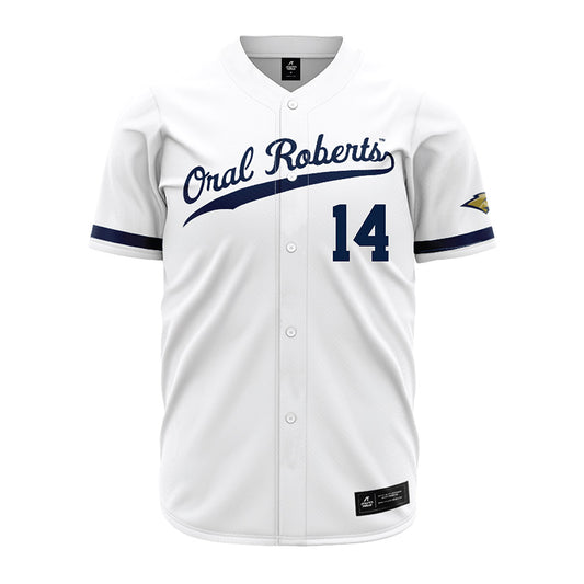 Oral Roberts - NCAA Baseball : Price Allman - Baseball Jersey