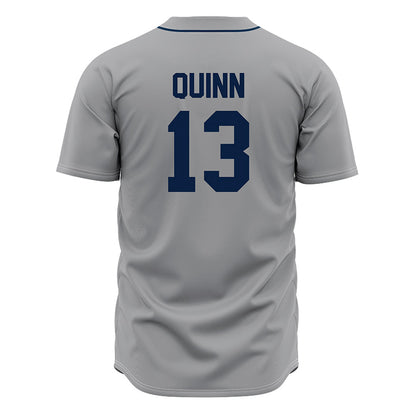 Oral Roberts - NCAA Baseball : Justin Quinn - Baseball Jersey Gray