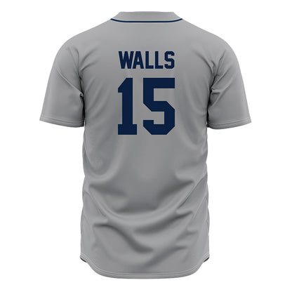 Oral Roberts - NCAA Baseball : Dawson Walls - Baseball Jersey Gray