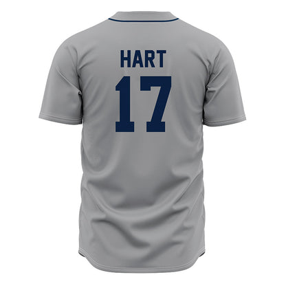 Oral Roberts - NCAA Baseball : Hudson Hart - Baseball Jersey Gray