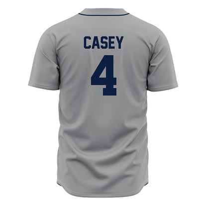 Oral Roberts - NCAA Baseball : Garrett Casey - Baseball Jersey Gray
