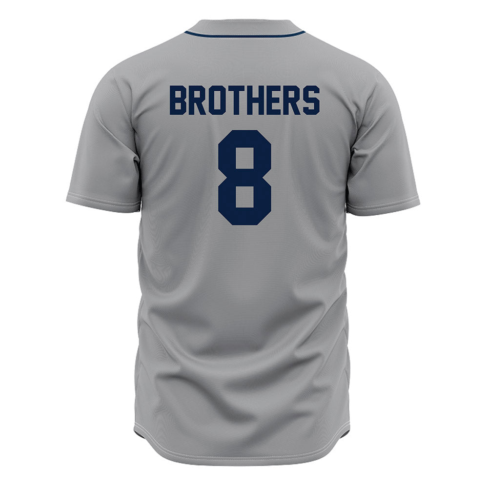 Oral Roberts - NCAA Baseball : Blaze Brothers - Baseball Jersey Gray