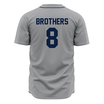Oral Roberts - NCAA Baseball : Blaze Brothers - Baseball Jersey Gray