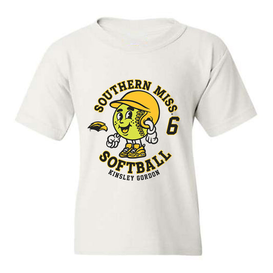 Southern Miss - NCAA Softball : Kinsley Gordon - Fashion Shersey Youth T-Shirt