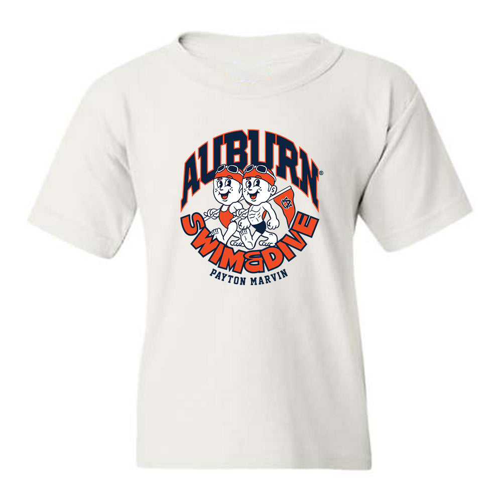 Auburn - NCAA Women's Swimming & Diving : Payton Marvin - Youth T-Shirt Fashion Shersey