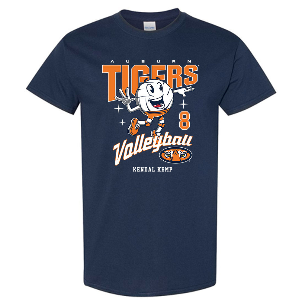 Auburn - NCAA Women's Volleyball : Kendal Kemp Fashion Shersey Short Sleeve T-Shirt