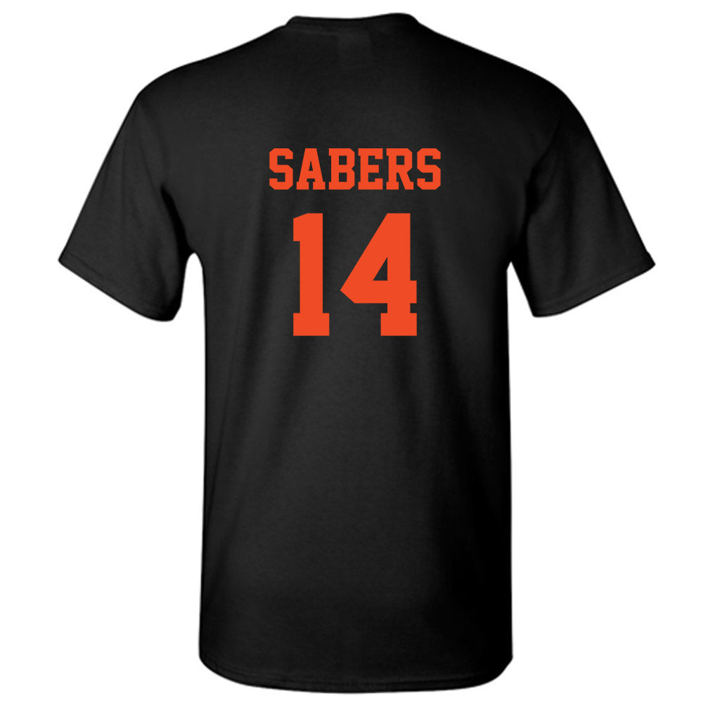 Campbell - NCAA Baseball : Zach Sabers - T-Shirt Sports Shersey