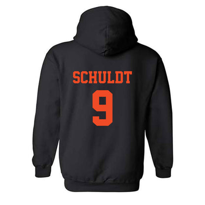 Campbell - NCAA Baseball : Andrew Schuldt - Hooded Sweatshirt Sports Shersey