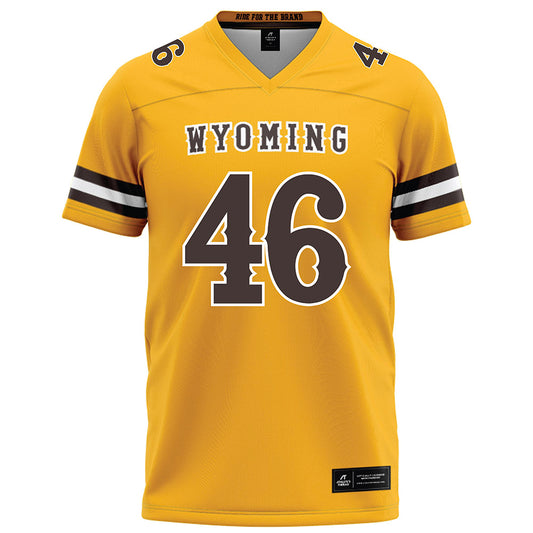 Wyoming - NCAA Football : John Hoyland - Gold Jersey