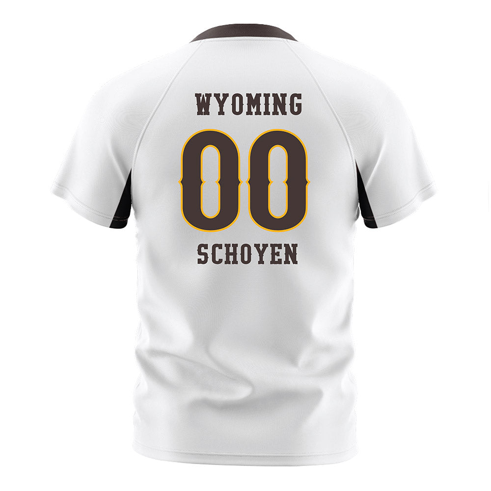 Wyoming - NCAA Women's Soccer : Miyuki Schoyen - Soccer Jersey