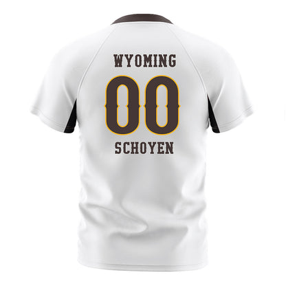 Wyoming - NCAA Women's Soccer : Miyuki Schoyen - Soccer Jersey