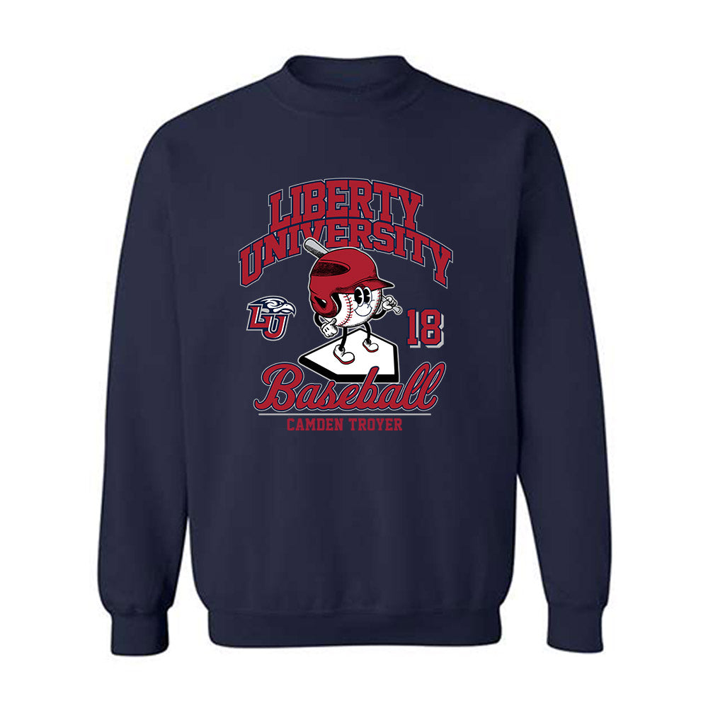 Liberty - NCAA Baseball : Camden Troyer - Crewneck Sweatshirt Fashion Shersey