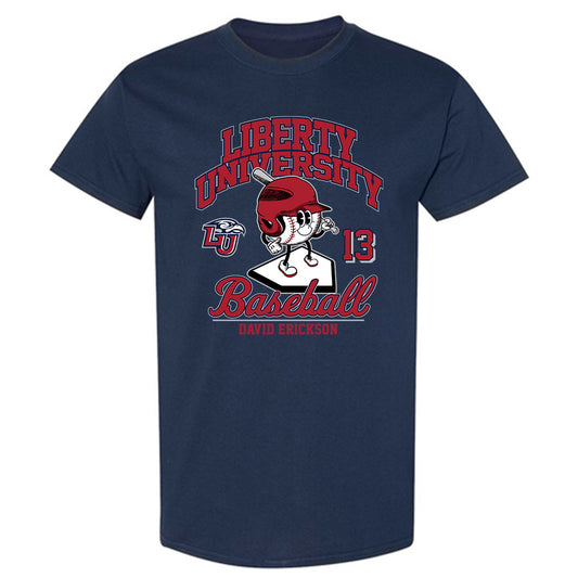 Liberty - NCAA Baseball : David Erickson - T-Shirt Fashion Shersey