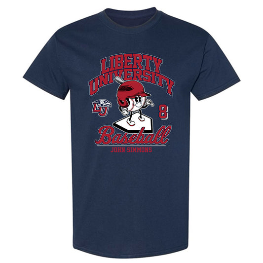 Liberty - NCAA Baseball : John Simmons - T-Shirt Fashion Shersey