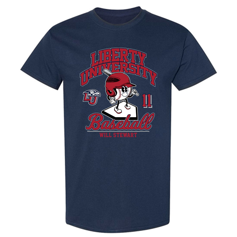 Liberty - NCAA Baseball : Will Stewart - T-Shirt Fashion Shersey