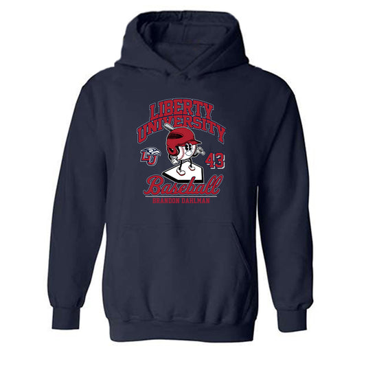 Liberty - NCAA Baseball : Brandon Dahlman - Hooded Sweatshirt Fashion Shersey
