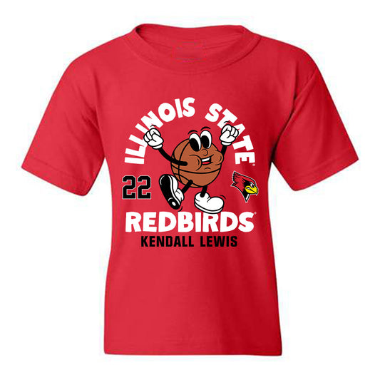 Illinois State - NCAA Men's Basketball : Kendall LEWIS - Fashion Shersey Youth T-Shirt