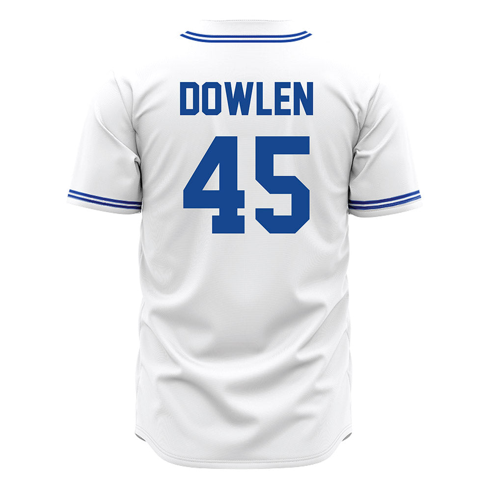 Seton Hall - NCAA Baseball : Colin Dowlen - White Replica Jersey
