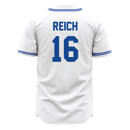 Seton Hall - NCAA Baseball : Ryan Reich - White Replica Jersey
