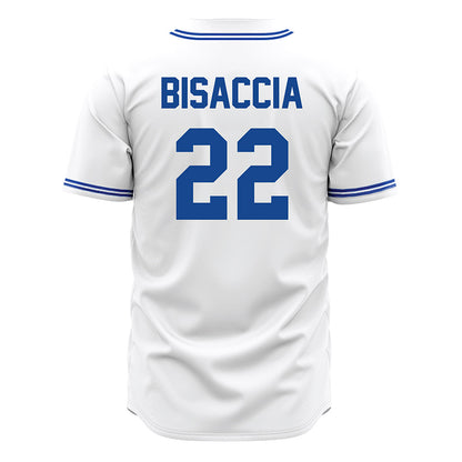 Seton Hall - NCAA Baseball : Nicholas Bisaccia - White Replica Jersey