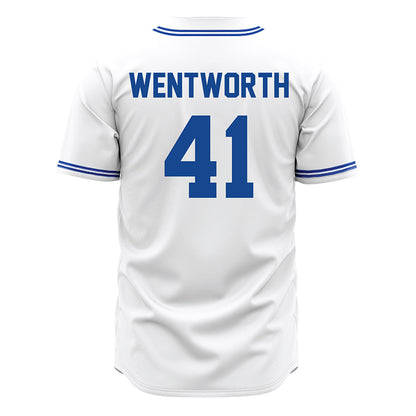 Seton Hall - NCAA Baseball : Jack Wentworth - White Replica Jersey