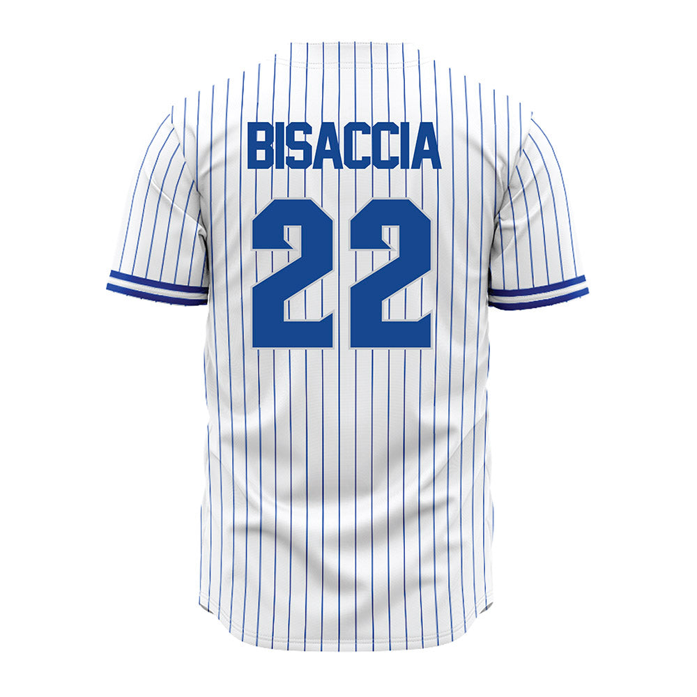 Seton Hall - NCAA Baseball : Nicholas Bisaccia - Pinstripe Replica Jersey