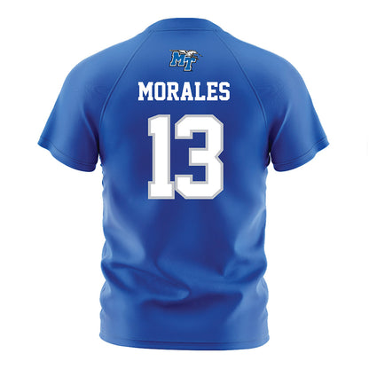 MTSU - NCAA Women's Soccer : Presley Morales - Blue Jersey