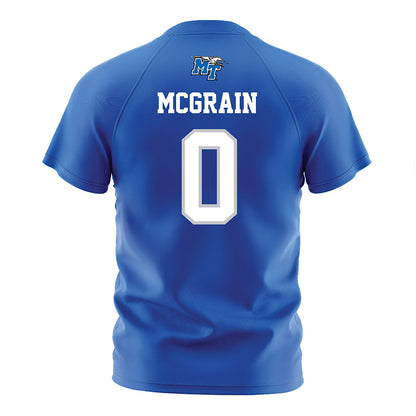 MTSU - NCAA Women's Soccer : Emily McGrain - Blue Jersey