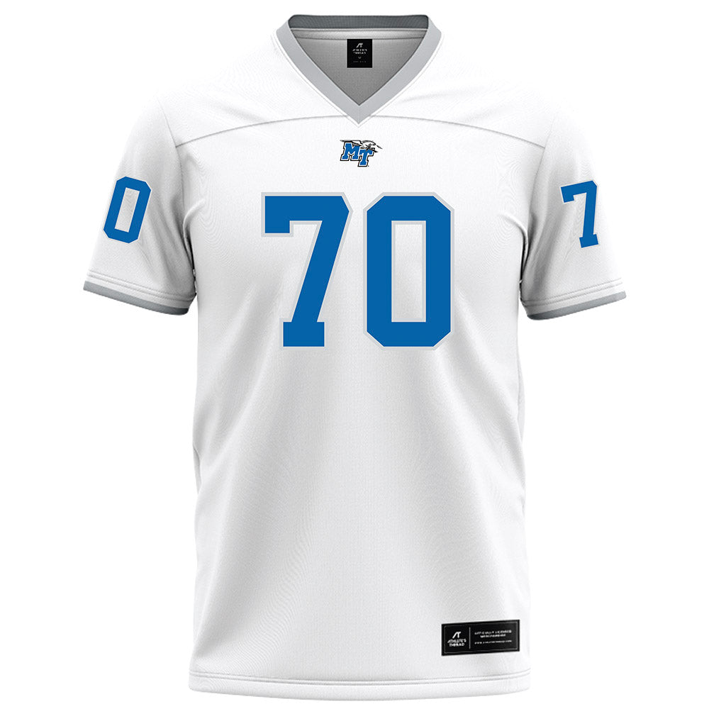 MTSU - NCAA Football : Isaac Rue - White Jersey