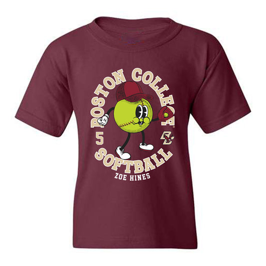 Boston College - NCAA Softball : Zoe Hines - Youth T-Shirt Fashion Shersey