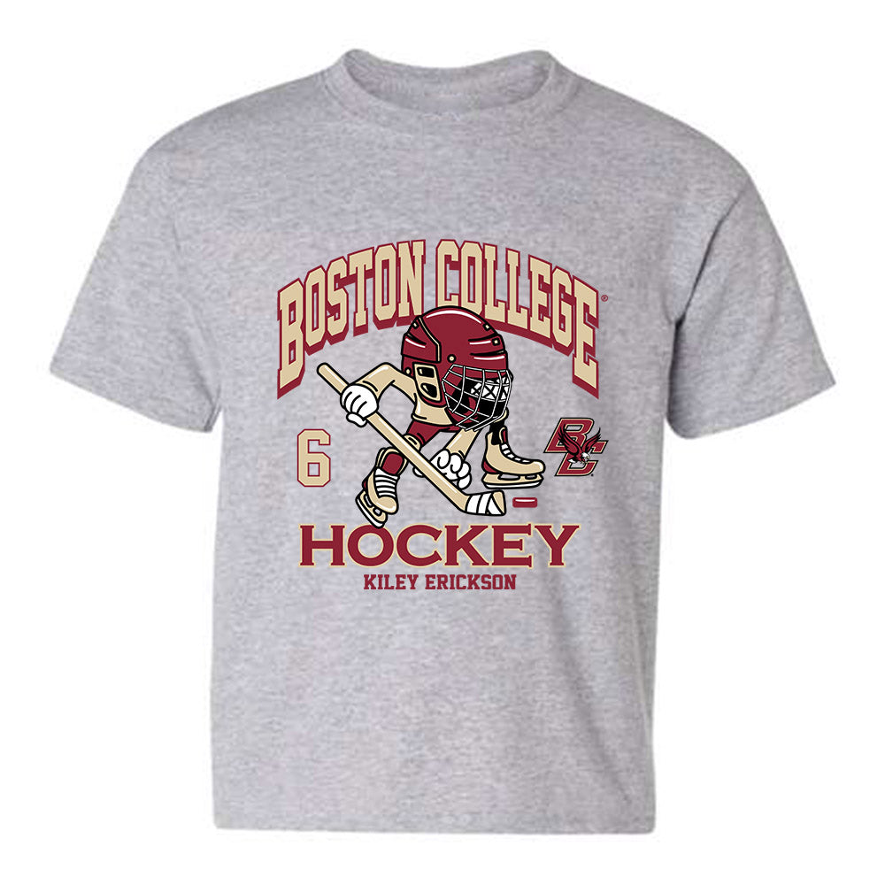 Boston College - NCAA Women's Ice Hockey : Kiley Erickson - Youth T-Shirt Fashion Shersey
