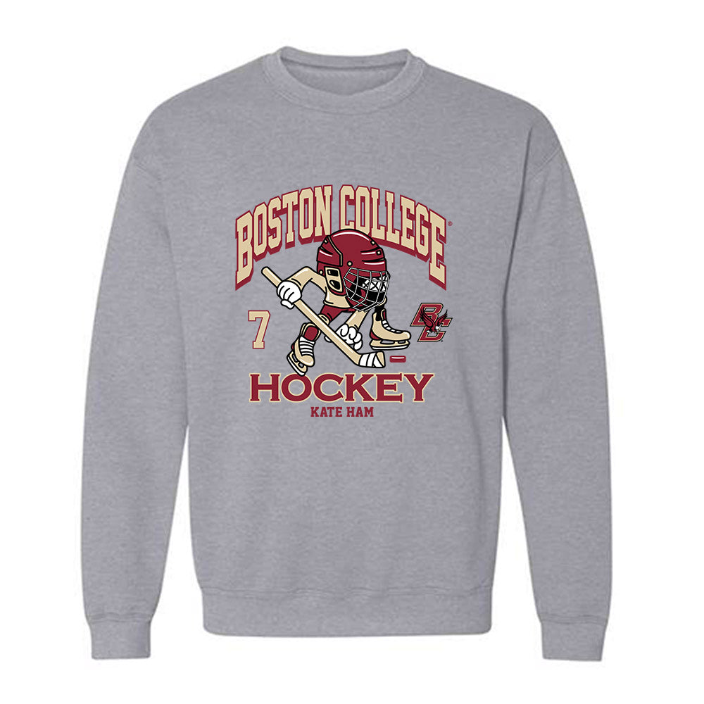Boston College - NCAA Women's Ice Hockey : Kate Ham - Crewneck Sweatshirt Fashion Shersey