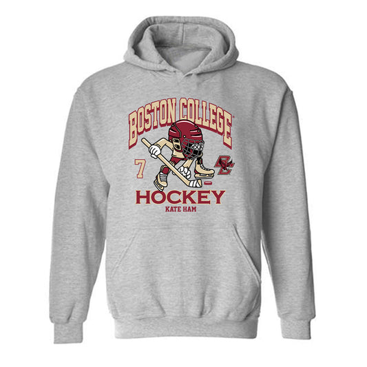 Boston College - NCAA Women's Ice Hockey : Kate Ham - Hooded Sweatshirt Fashion Shersey