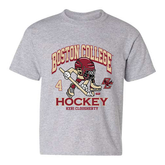 Boston College - NCAA Women's Ice Hockey : Keri Clougherty - Youth T-Shirt Fashion Shersey