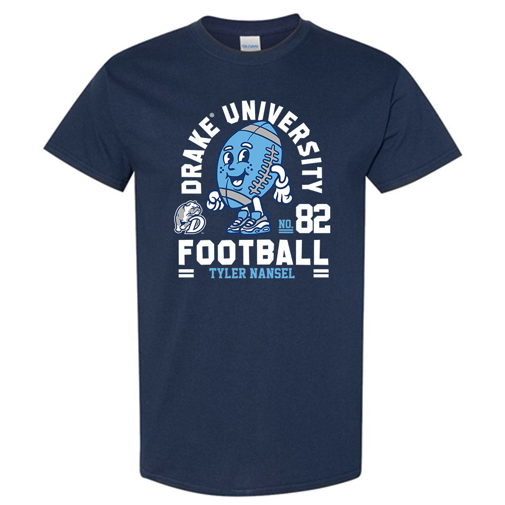 Drake - NCAA Football : Tyler Nansel - Fashion Shersey Short Sleeve T-Shirt