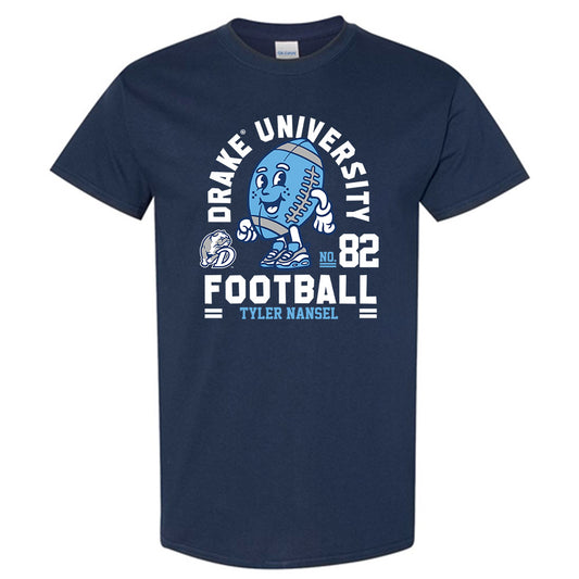 Drake - NCAA Football : Tyler Nansel - Fashion Shersey Short Sleeve T-Shirt