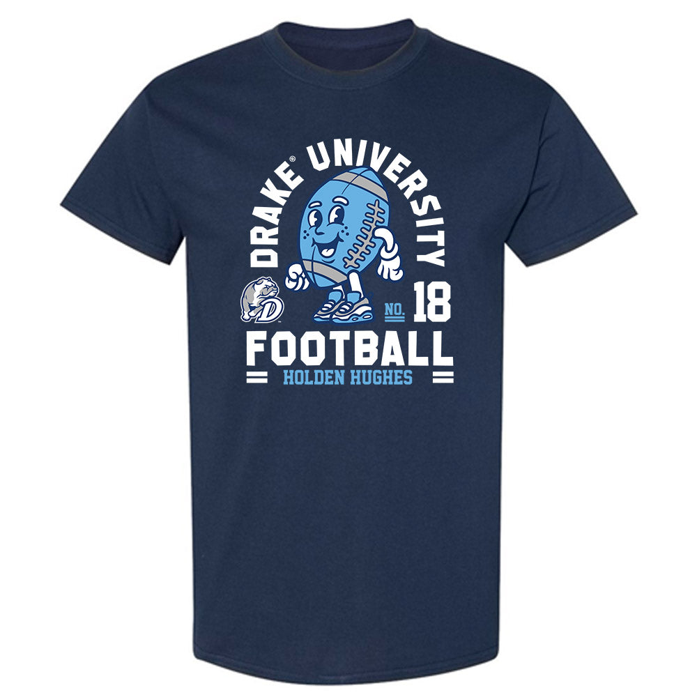 Drake - NCAA Football : Holden Hughes - Short Sleeve T-Shirt