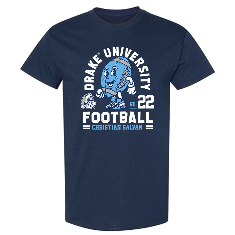 Drake - NCAA Football : Christian Galvan - Short Sleeve T-Shirt