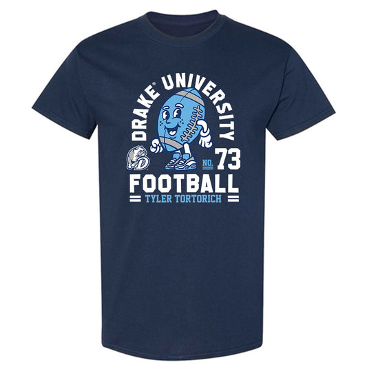 Drake - NCAA Football : Tyler Tortorich - Short Sleeve T-Shirt