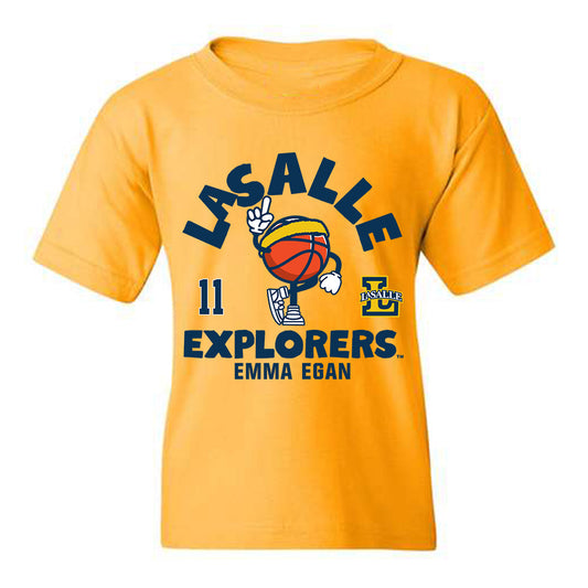 La Salle - NCAA Women's Basketball : Emma Egan - Youth T-Shirt Fashion Shersey