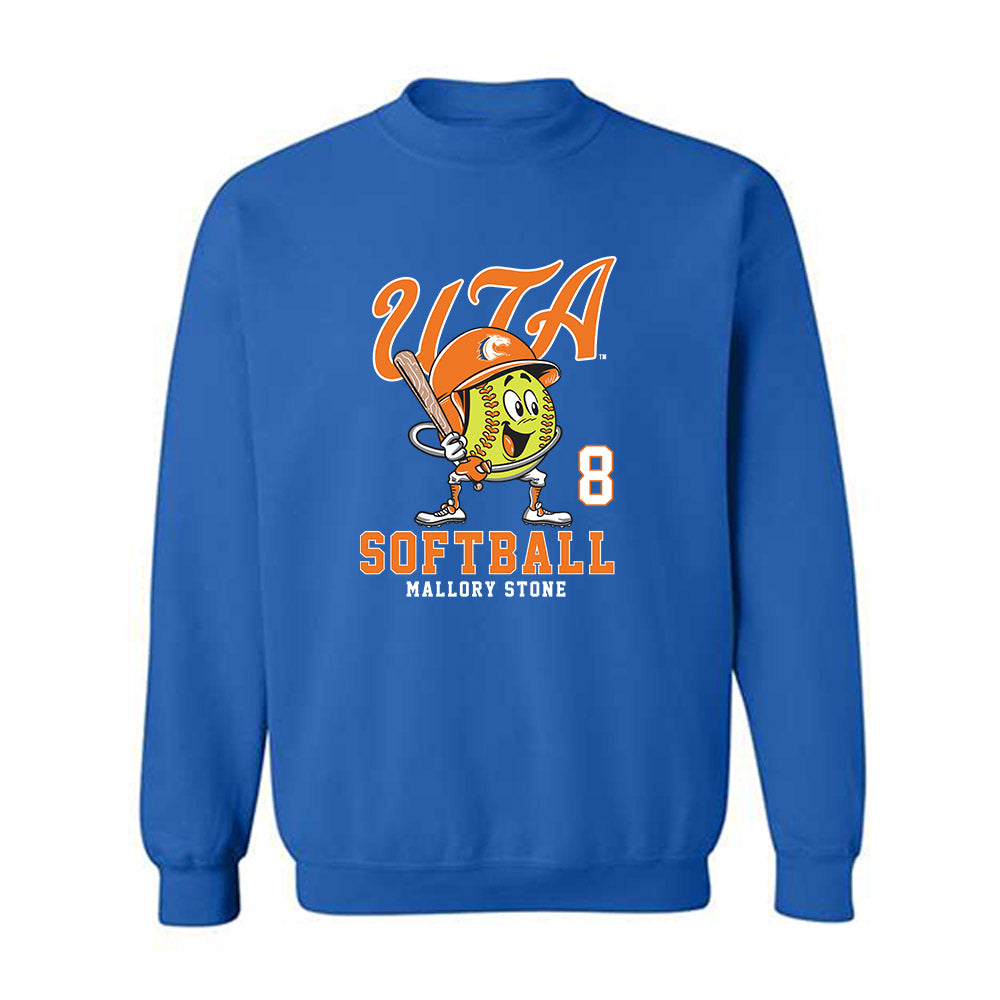 Texas Arlington - NCAA Softball : Mallory Stone - Crewneck Sweatshirt Fashion Shersey