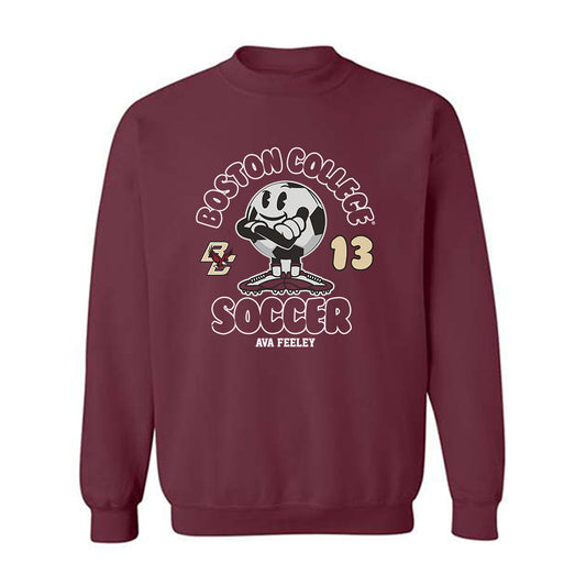 Boston College - NCAA Women's Soccer : Ava Feeley - Maroon Fashion Shersey Sweatshirt