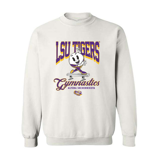 LSU - NCAA Women's Gymnastics : Alyona Shchennikova - Crewneck Sweatshirt Fashion Shersey