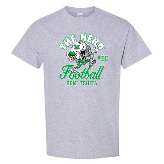 Marshall - NCAA Football : Beni Tshita - Fashion Shersey Short Sleeve T-Shirt